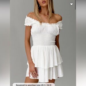 The Love Galore white ruffled romper